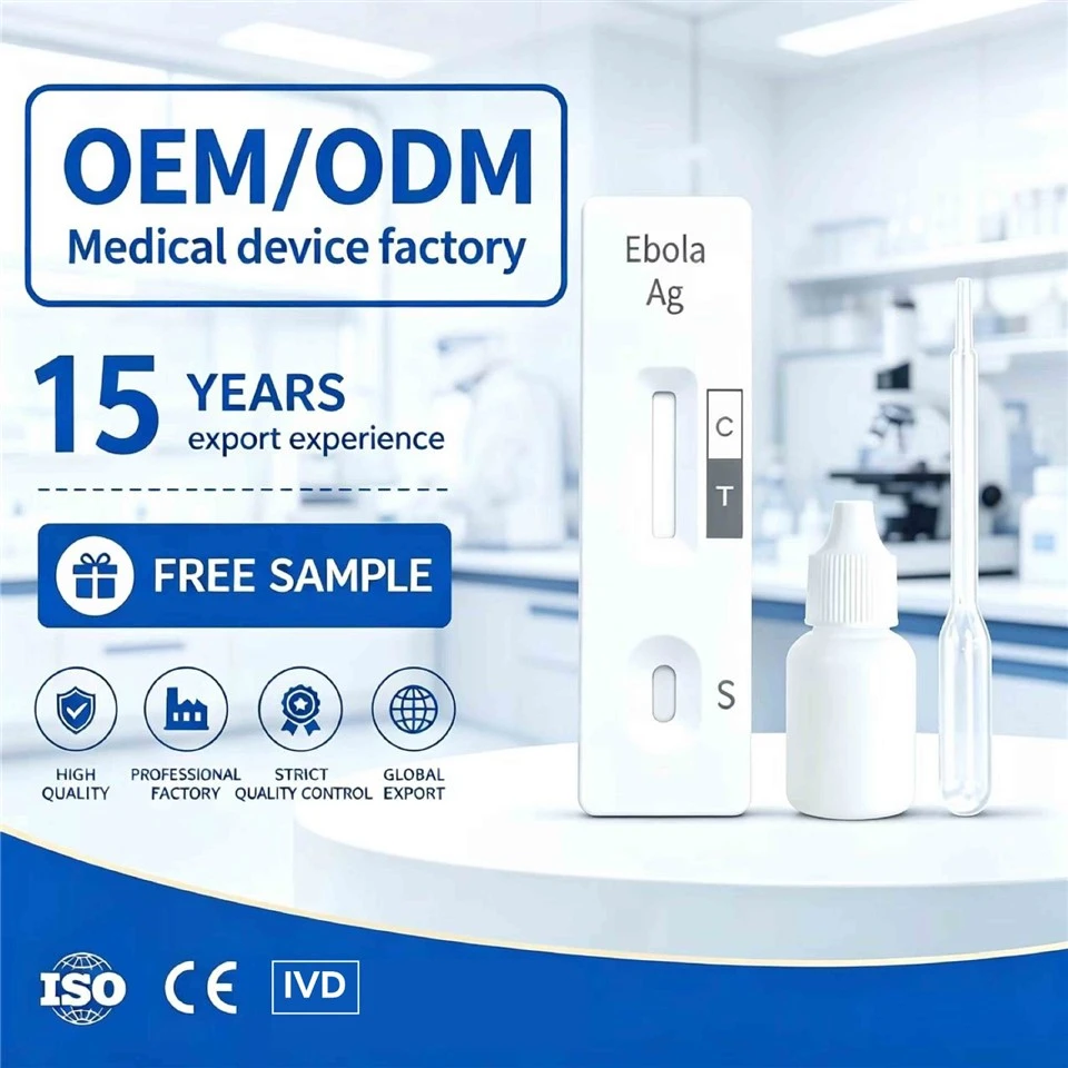 CE-Marked Ebola Virus Rapid Test Kit 15-Min Result Whole Blood Specimen Reliable Antigen Detection best