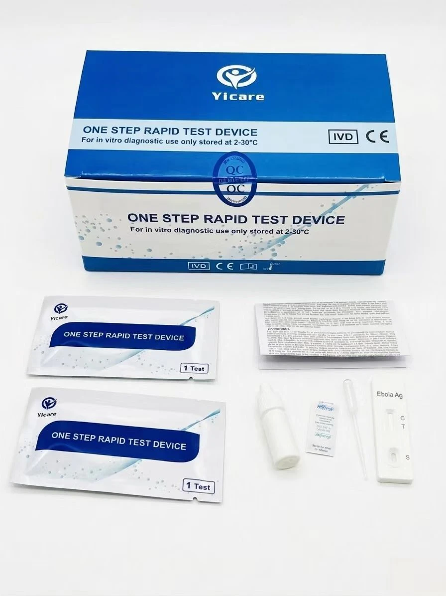 CE-Marked Ebola Virus Rapid Test Kit 15-Min Result Whole Blood Specimen Reliable Antigen Detection suppliers