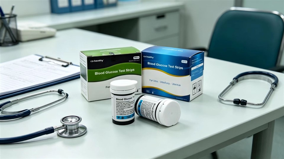 High Accuracy Blood Glucose Test Strips Fast Results, Easy To Use ISO Certified Compatible With Major Meters Ideal For Diabetes Management price