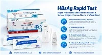 HBsAg Rapid Test Kit For Hepatitis B Screening