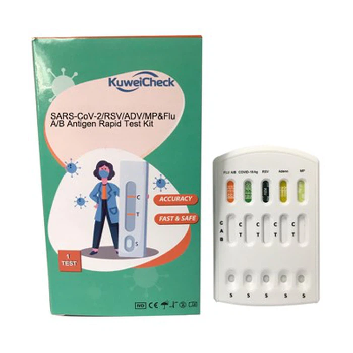 甲型流感 / 乙型流感 COVID 19 呼吸道合胞病毒腺病毒 MP 抗原组合测试 甲型流感 / 乙型流感 COVID 19 呼吸道合胞病毒腺病毒 MP 抗原组合测试